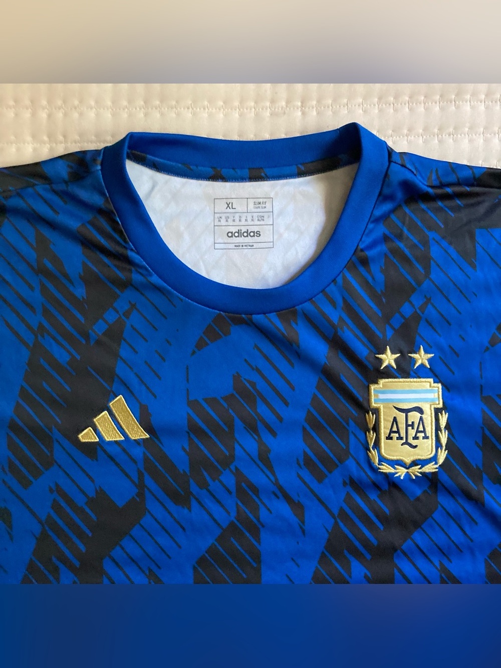 Adidas Argentina National Team AFA Pre Match Jersey Men’s XL Soccer HG7233